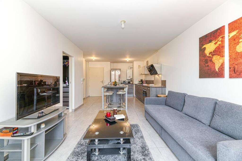 Bel Appartement-Garage Prive-Balcon-Wifi Fibre Rhut 외부 사진